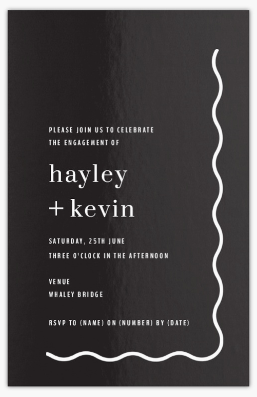 Design Preview for Design Gallery: Engagement Party Invitations & Announcements, Flat 18.2 x 11.7 cm