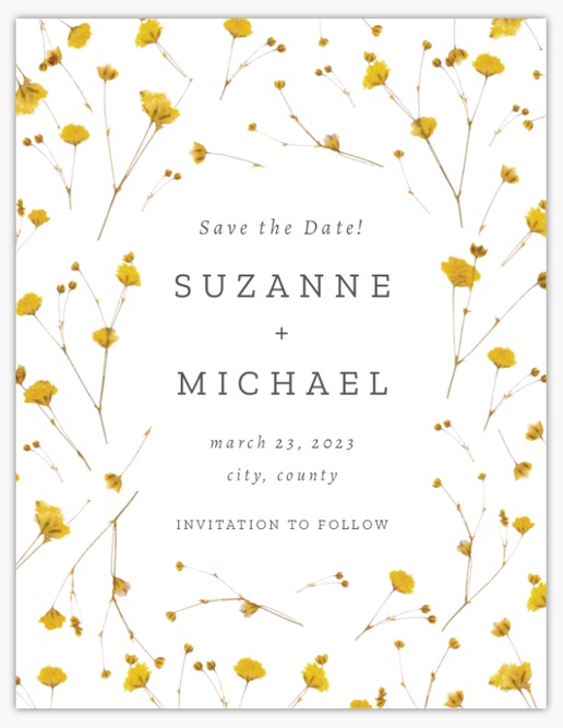Design Preview for Design Gallery: Rustic Save the Date Cards, 5.5" x 4"