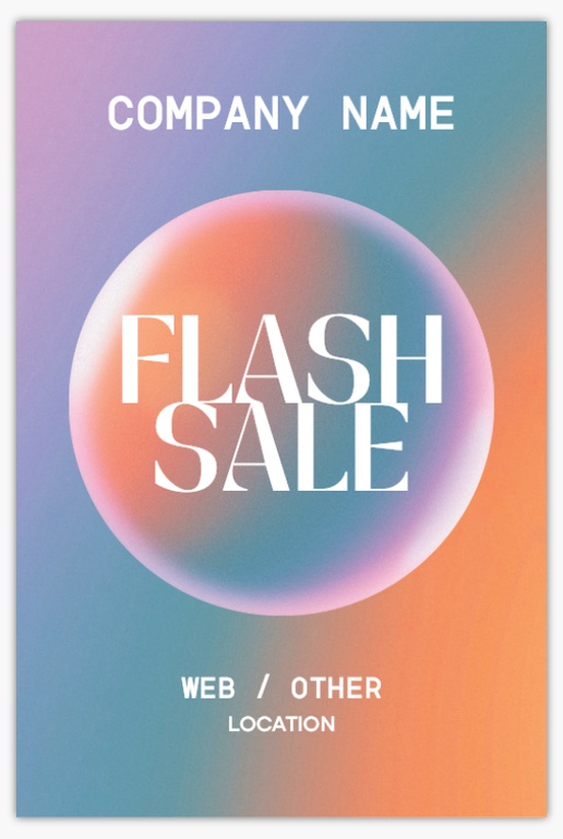 A flash sale retail blue pink design for Sales & Clearance
