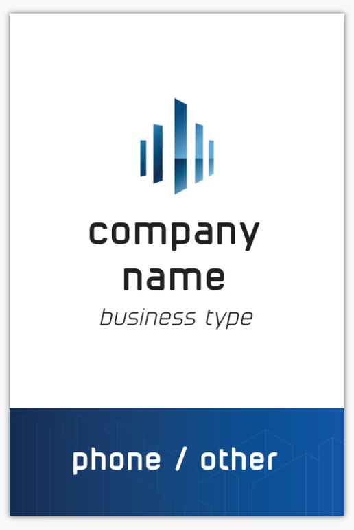 A window cleaning corporate white blue design