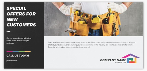Design Preview for Design Gallery: Plumbing Postcards, DL (99 x 210 mm)