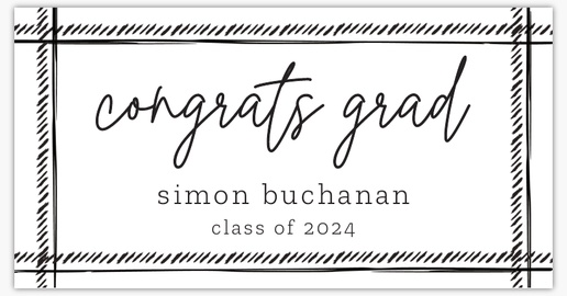 A frame congrats graduate gray black design for Graduation