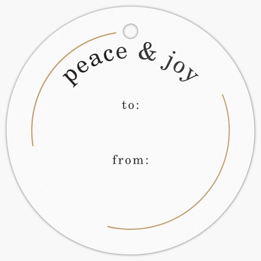 Design Preview for  Hang Tags Templates, 2.5" x 2.5" Circle