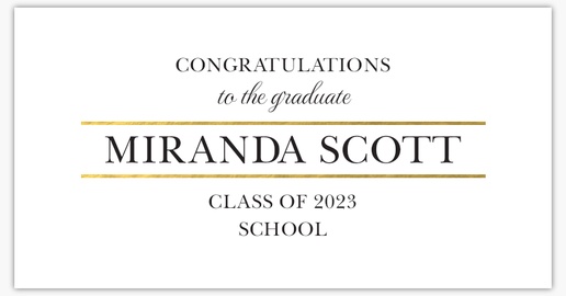 A graduation grad party black brown design for Traditional & Classic