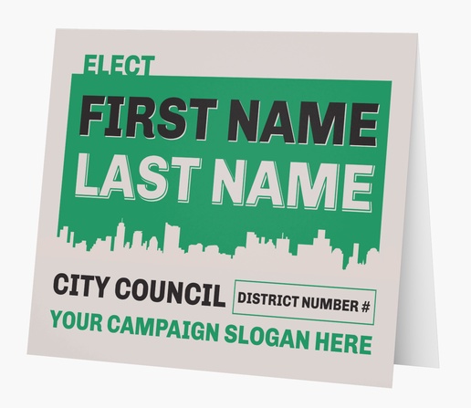 A city council political gray design for Election