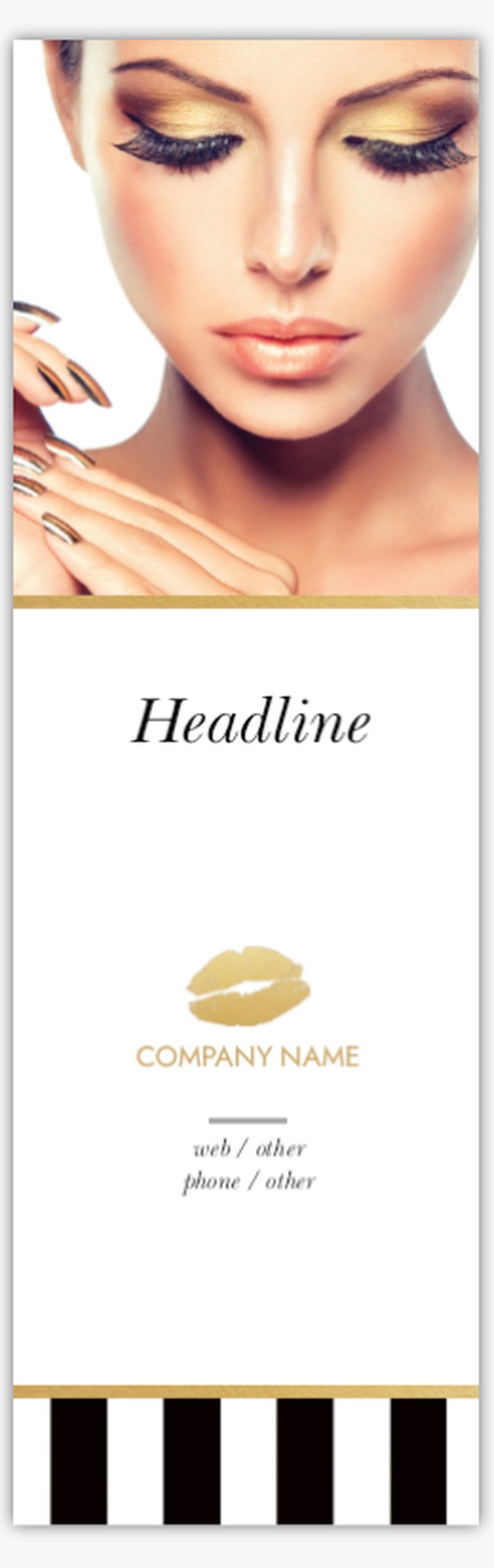 Design Preview for Cosmetics & Perfume Vinyl Banners Templates, 2.5' x 8' Indoor vinyl Single-Sided