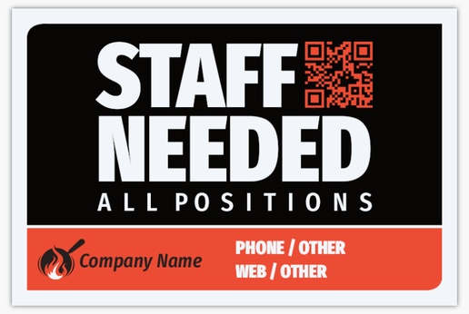 Design Preview for Design Gallery: Recruiting & Temporary Agencies Lawn Signs, 24" x 36" Horizontal