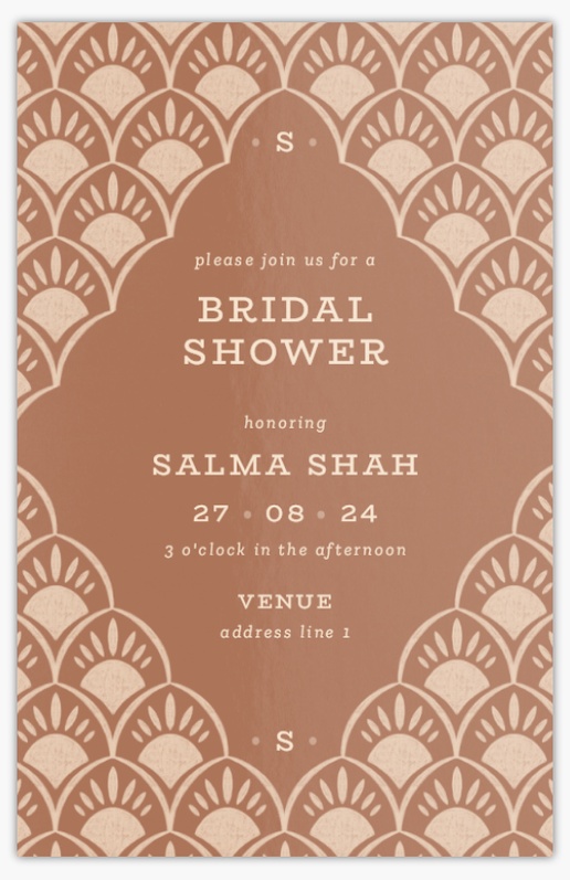 Design Preview for Design Gallery: Bohemian Invitations & Announcements, Flat 18.2 x 11.7 cm