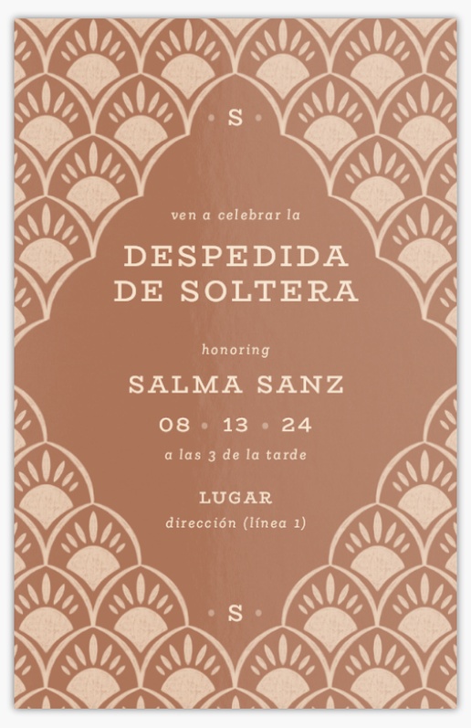 Vista previa del diseño de Galería de diseños de tarjetas e invitaciones para despedida de soltera, Plano 18,2 x 11,7 cm