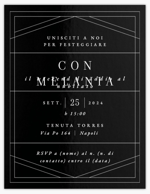 Anteprima design per Inviti e biglietti, Piatto 13,9 x 10,7 cm