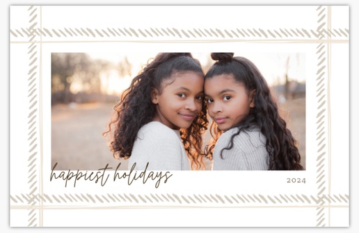 A holiday frame white gray design for Holiday with 1 uploads