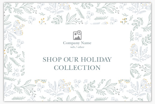 A holiday business holiday white gray design for Holiday with 1 uploads