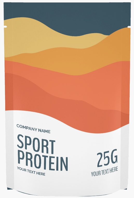 A sport wellness gray orange design