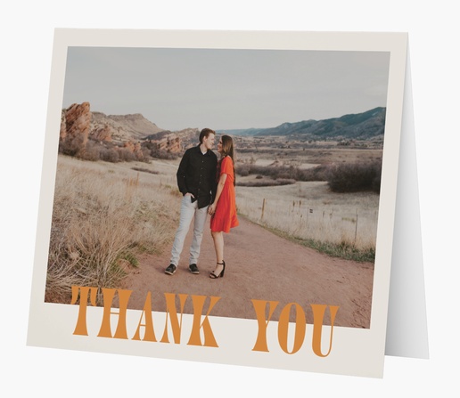 Design Preview for Design Gallery: Custom Thank You Cards, Folded 5.5" x 4"