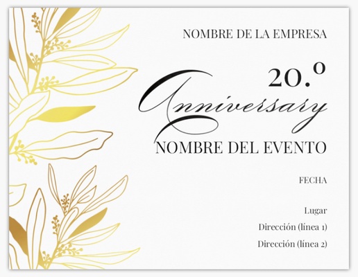 Vista previa del diseño de Galería de diseños de tarjetas e invitaciones para elegante, Plano 13,9 x 10,7 cm