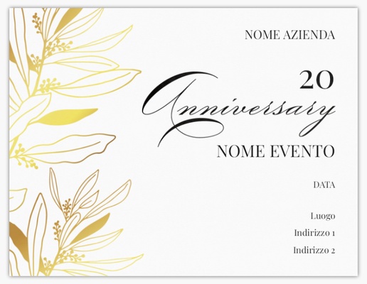 Anteprima design per Galleria di design: inviti e biglietti per elegante, Piatto 13,9 x 10,7 cm