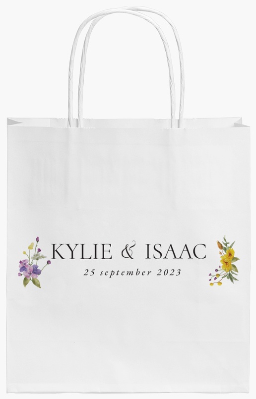 Design Preview for Design Gallery: Standard Kraft Paper Bags, 19 x 8 x 21 cm