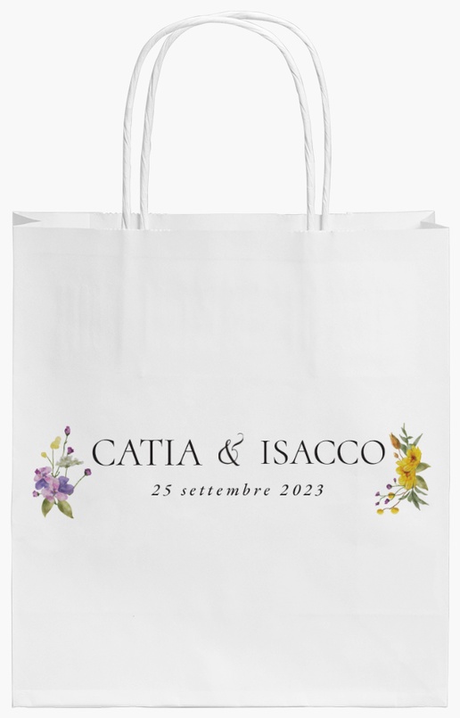 Anteprima design per Galleria di design: sacchetti di carta kraft, 19 x 8 x 21 cm