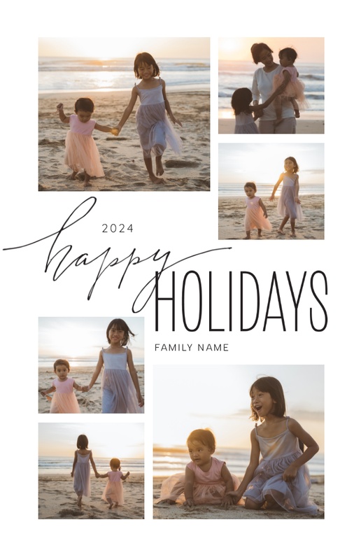 Design Preview for Design Gallery: 2023 Trend - Simply Classic Christmas Cards, Flat 4.6" x 7.2" 
