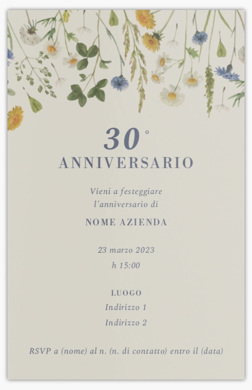 Anteprima design per Galleria di design: inviti e biglietti per fiori e foglie, Piatto 18.2 x 11.7 cm