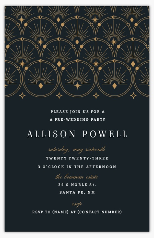 Design Preview for Party Invitations: Designs and Templates, 4.6” x 7.2” Flat