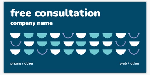 A call out free consultation blue design