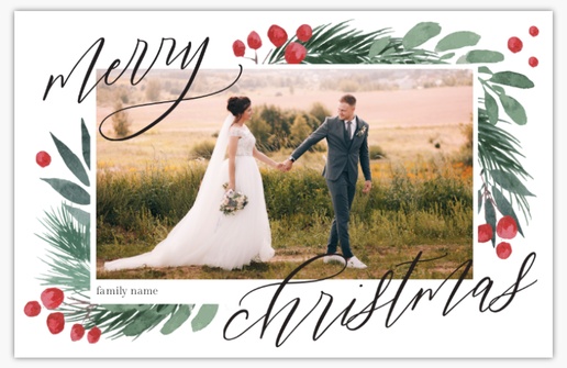 A holiday greenery classic greenery white gray design for Theme with 1 uploads