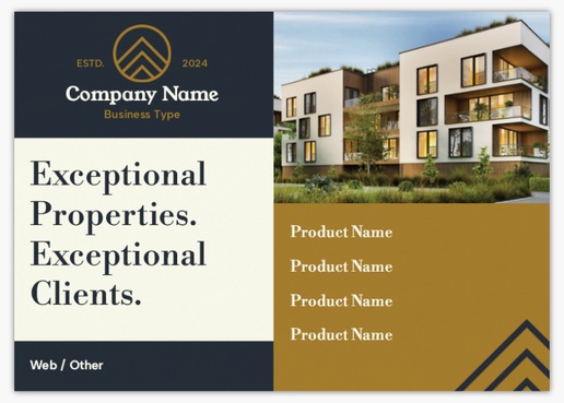 Design Preview for Design Gallery: property investment & appraisal Postcards, A6