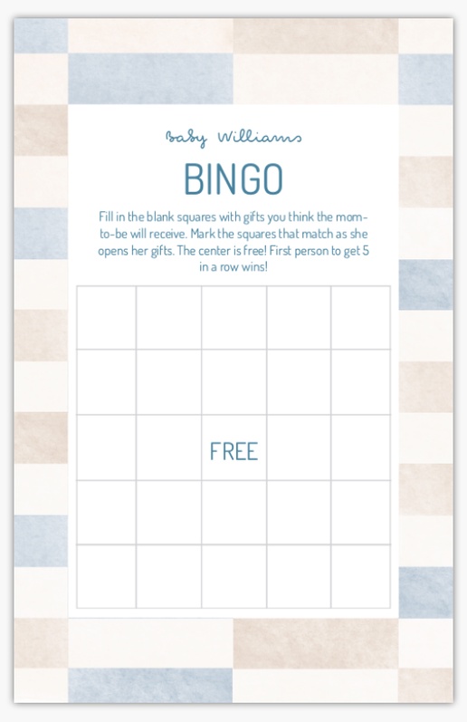 A baby shower games baby shower card gray white design for Type