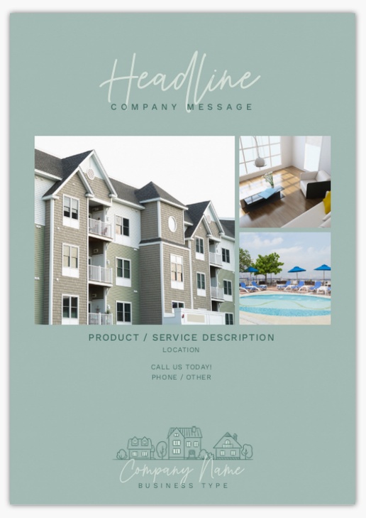 Design Preview for Design Gallery: Property Management Postcards, A5