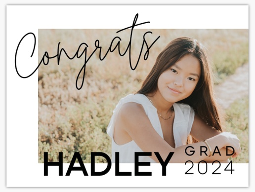 A grad grad party white gray design for Graduation Party with 1 uploads
