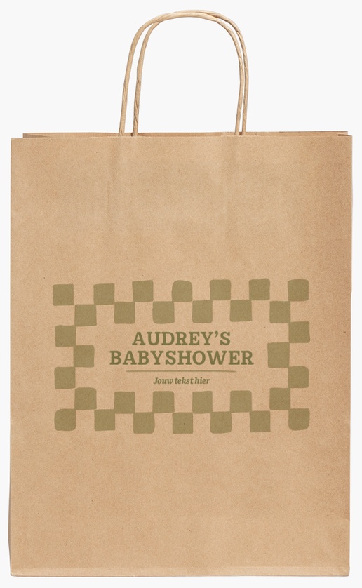 Voorvertoning ontwerp voor Ontwerpgalerij: Baby Full color papieren tassen, 240 x 110 x 310 mm