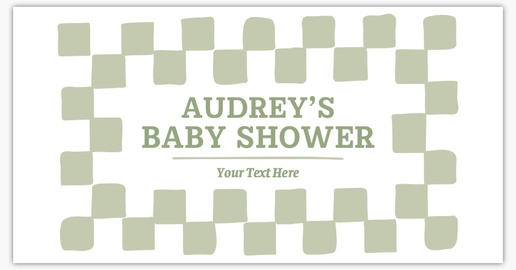 Design Preview for Design Gallery: Baby Shower Paper Bags, Medium (9.4" x 4.3" x 12.2")