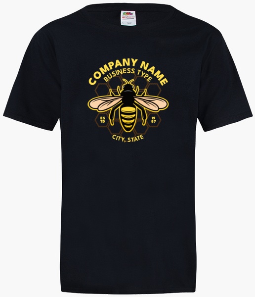 A bee hive organic farming brown yellow design for Animals