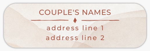 Design Preview for Design Gallery: Patterns & Textures Return Address Labels, White Paper