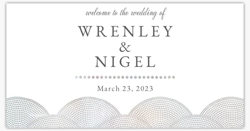 A seashell invitations ocean theme gray white design for Wedding