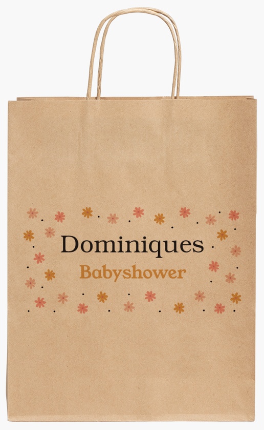 Voorvertoning ontwerp voor Ontwerpgalerij: Baby Full color papieren tassen, 240 x 110 x 310 mm