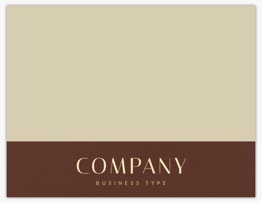 A leather leather crafter cream brown design for Business