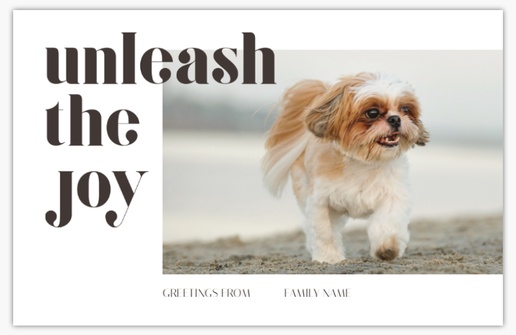 A unleash the joy pets white brown design for Theme with 1 uploads