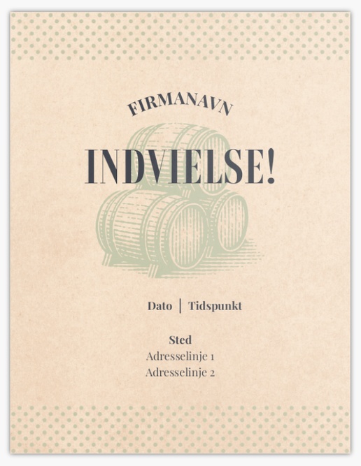 Forhåndsvisning af design for Designgalleri: Rustik Invitationer og kort, Enkeltsidet 13,9 x 10,7 cm