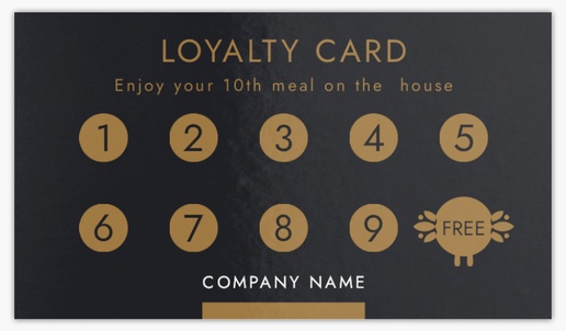 Design Preview for  Loyalty Business Cards Templates