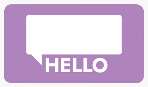 Design Preview for Modern & Simple Name Tags Templates