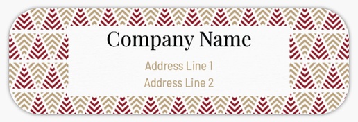 Design Preview for Coffee Shops Return Address Labels Templates, White Paper