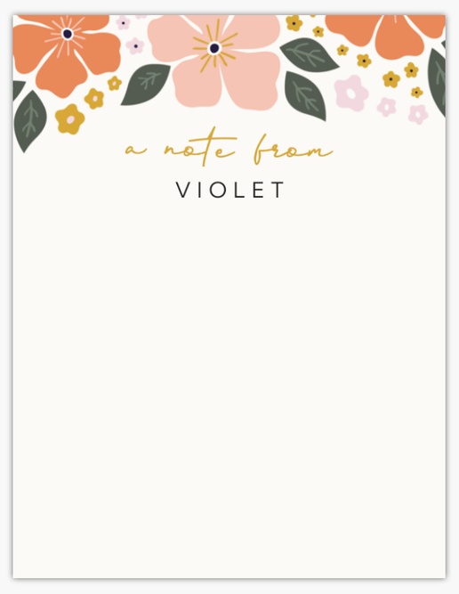 A flowers botanicals white pink design for Theme