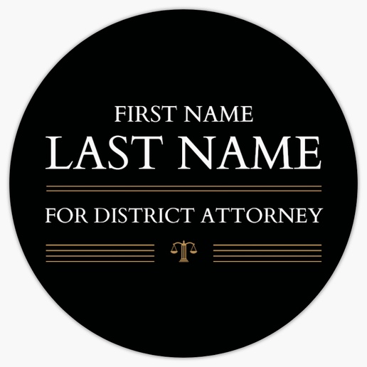 Design Preview for Legal Roll Labels Templates, 4" x 4"