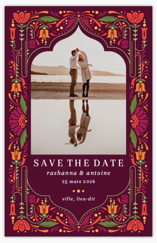 Aperçu du graphisme pour Galerie de modèles : Cartes « save the date », 18.2 x 11.7 cm