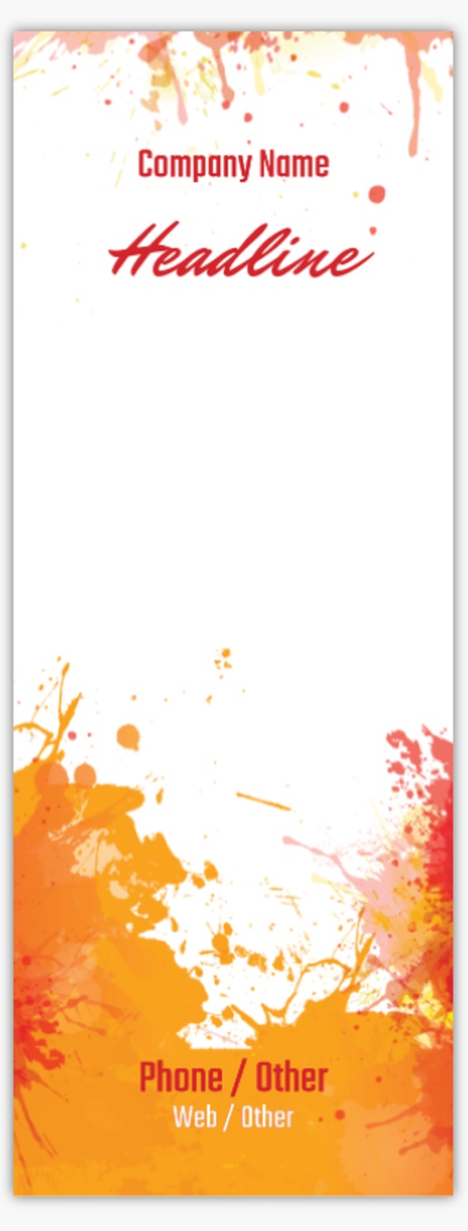 A art painter cream orange design for Art & Entertainment