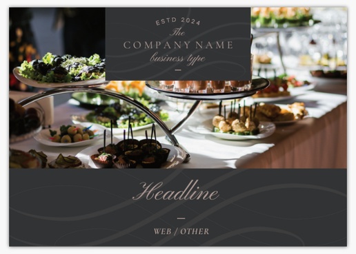 Design Preview for Design Gallery: Gourmet & Fine Food Postcards, A6