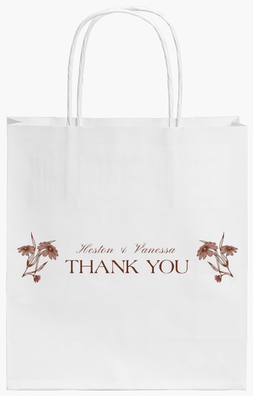 Design Preview for Design Gallery: Kraft Paper Bags, 190 x 80 x 210 mm