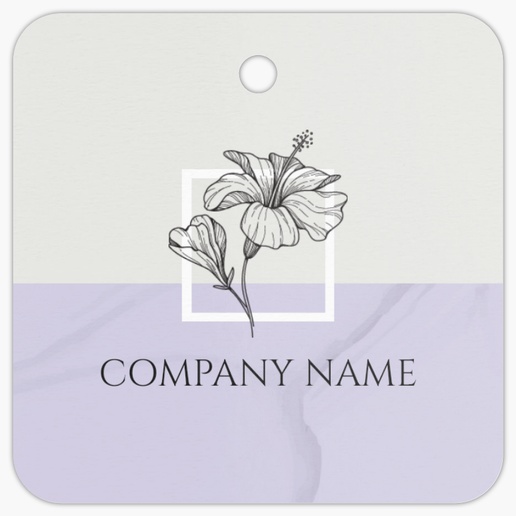 Design Preview for Art & Entertainment Hang Tags Templates, 2" x 2" Rounded Square